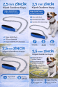 Zincir Köpek Gezdirme Kayışı Dayanıklı Çelik & Ergonomik Tutma Saplı 2,5 mm-120 cm Mavi