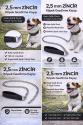 Zincir Köpek Gezdirme Kayışı Dayanıklı Çelik & Ergonomik Tutma Saplı 2,5 mm-120 cm Siyah