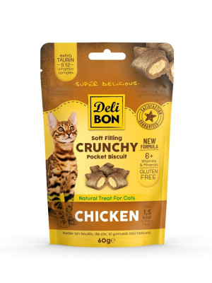 İçi Dolgulu Ödül Bisküvisi - Tavuklu ve Naneli 60gr