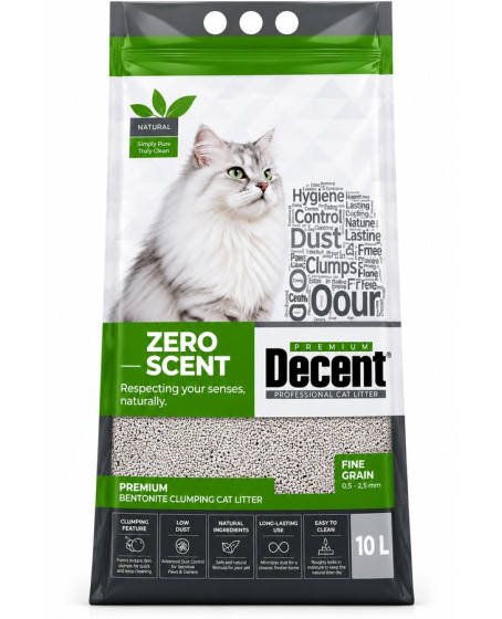 Decent Kokusuz Topaklanan Kedi Kumu 10 lt