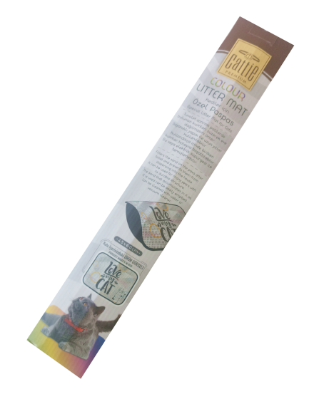 Kum Toplayıcı Fonksiyonel Renkli Kedi Paspası 45 x 60 cm