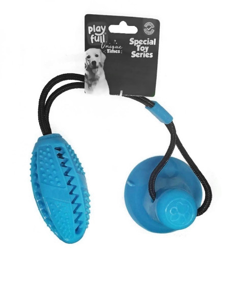 Yapışkanlı Ödül Hazneli Köpek Oyuncağı 5x12x56 Cm Mavi Yapışkanlı Ödül Hazneli Köpek Oyuncağı 5x12x56 Cm Mavi