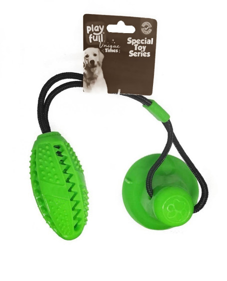 Yapışkanlı Ödül Hazneli Köpek Oyuncağı 5x12x56 Cm Yeşil