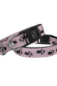 Köpek Tasması Patili Dokuma 2 cm - Min: 30 cm - Max: 50 cm Açık Pembe Köpek Tasması Patili Dokuma 2 cm - Min: 30 cm - Max: 50 cm Açık Pembe