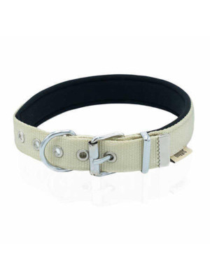 Softlu Köpek Boyun Tasması 3 cm 42 cm-50 cm Haki