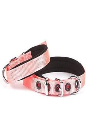 Softlu Köpek Boyun Tasması 1,5 cm x 35 cm Pembe