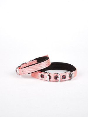 Softlu Köpek Boyun Tasması 1,5 cm x 30 cm Pembe