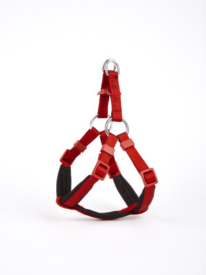 Köpek Göğüs Tasması XXS 30*35 cm Kırmızı