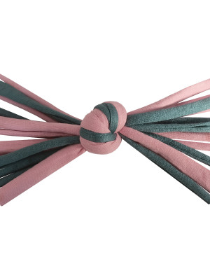 Kedi Oyuncağı Düğümlü İp 2 cm - 16 cm Pembe-Mavi