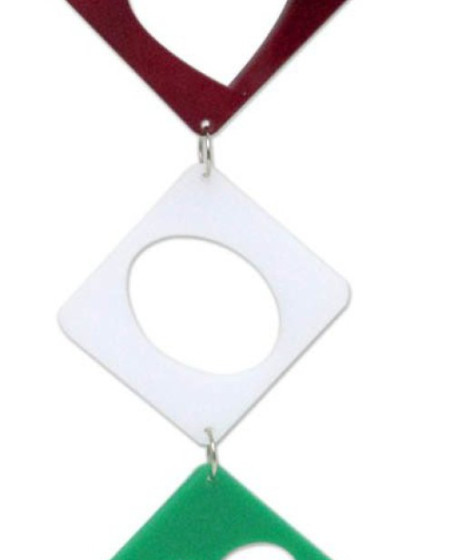 Kareli Oval Çanlı Kuş Oyuncağı 20 cm Zilli