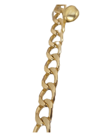 Kedi Ve Köpek Lüx Zincir Kolye 25-30 cm Medium Gold