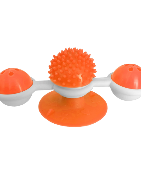 Vantuzlu Fırıldak Toplu Dönen Kedi Oyuncağı 8 cm-18 cm Turuncu Vantuzlu Fırıldak Toplu Dönen Kedi Oyuncağı 8 cm-18 cm Turuncu