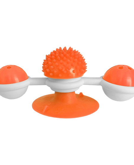 Vantuzlu Fırıldak Toplu Dönen Kedi Oyuncağı 8 cm-18 cm Turuncu Vantuzlu Fırıldak Toplu Dönen Kedi Oyuncağı 8 cm-18 cm Turuncu