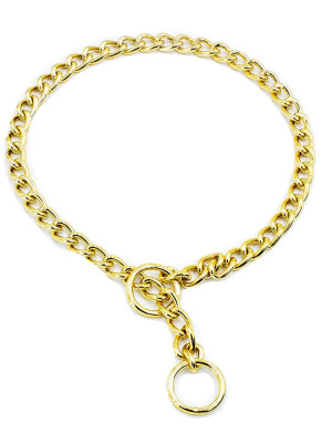 Eğitim Serisi Zincirli Köpek Boyun Tasması 3,5x55 cm - Gold