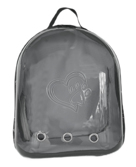 Kalpli Patili Astronot Şeffaf Taşıma Sırt Çantası Gri 24x32x42 cm Kalpli Patili Astronot Şeffaf Taşıma Sırt Çantası Gri 24x32x42 cm