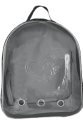 Kalpli Patili Astronot Şeffaf Taşıma Sırt Çantası Gri 24x32x42 cm Kalpli Patili Astronot Şeffaf Taşıma Sırt Çantası Gri 24x32x42 cm
