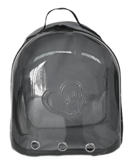 Kalpli Patili Astronot Şeffaf Taşıma Sırt Çantası Gri 24x32x42 cm Kalpli Patili Astronot Şeffaf Taşıma Sırt Çantası Gri 24x32x42 cm
