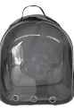 Kalpli Patili Astronot Şeffaf Taşıma Sırt Çantası Gri 24x32x42 cm Kalpli Patili Astronot Şeffaf Taşıma Sırt Çantası Gri 24x32x42 cm