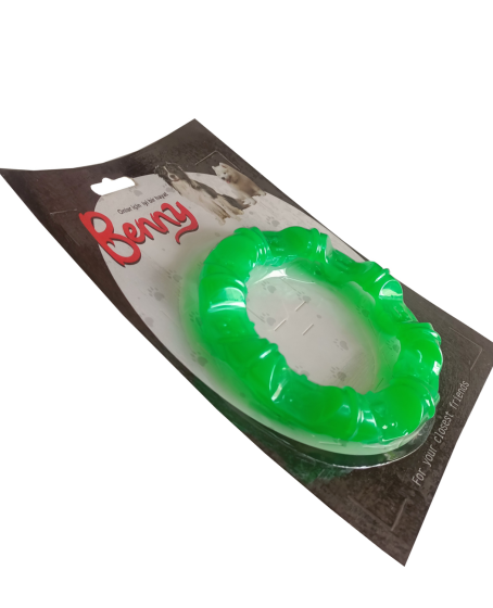 Benny Köpek Oyuncağı Yuvarlak Şekilli 11,5 cm Yeşil