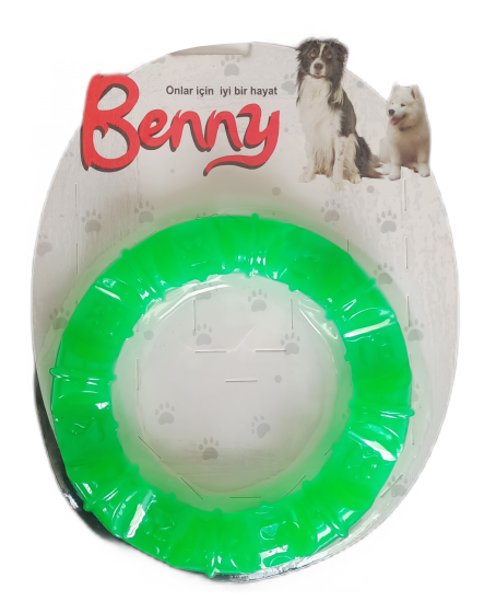 Benny Köpek Oyuncağı Yuvarlak Şekilli 11,5 cm Yeşil