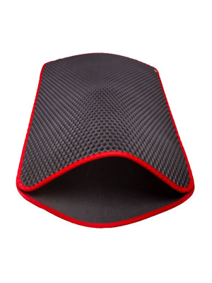 Kum Toplayıcı Fonksiyonel Kedi Paspası Altıgen 50-75 cm Kırmızı