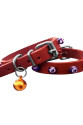 Nazar Boncuklu Küçük Irk Köpek Tasması 1,5x28-32 cm Kırmızı XLarge