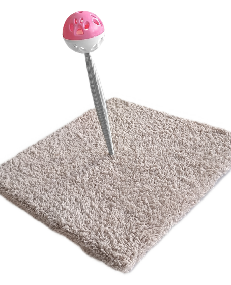 Yaylı Toplu Hacıyatmaz Kedi Aktivite Oyuncağı 16-20 cm Bej Yaylı Toplu Hacıyatmaz Kedi Aktivite Oyuncağı 16-20 cm Bej