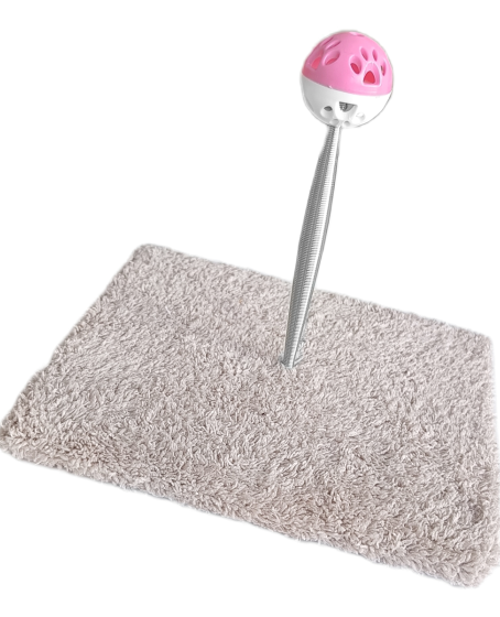 Yaylı Toplu Hacıyatmaz Kedi Aktivite Oyuncağı 16-20 cm Bej Yaylı Toplu Hacıyatmaz Kedi Aktivite Oyuncağı 16-20 cm Bej