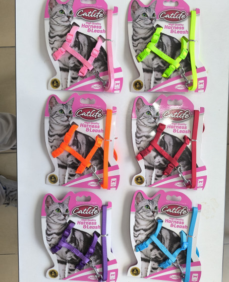 Catlife Kedi Göğüs Bel Tasması + Gezdirme İpi Catlife Kedi Göğüs Bel Tasması + Gezdirme İpi