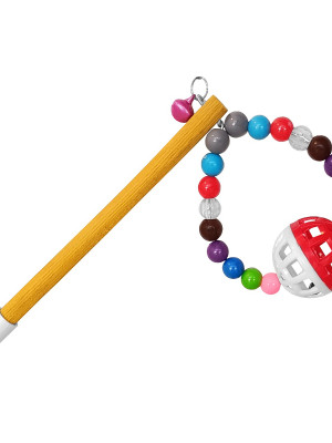 Renkli Boncuklu Ve Tünekli Muhabbet Kuş Salıncağı 9.5-16 cm