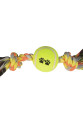 Tenis Toplu Kısa Düğümlü Köpek Diş İpi 7-26 cm Sarı Tenis Toplu Kısa Düğümlü Köpek Diş İpi 7-26 cm Sarı