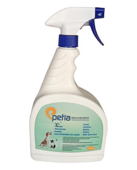 Petia Stain And Odor Remover Kedi Köpek Koku Ve Leke Giderici Sprey 750 ml Petia Stain And Odor Remover Kedi Köpek Koku Ve Leke Giderici Sprey 750 ml