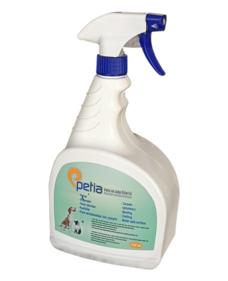 Petia Stain And Odor Remover Kedi Köpek Koku Ve Leke Giderici Sprey 750 ml Petia Stain And Odor Remover Kedi Köpek Koku Ve Leke Giderici Sprey 750 ml