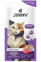 Jinny Creamy Ton Balıklı ve Tütsülenmiş Orkinos Balıklı Kedi Sıvı Ödül Maması 5x15 gr Jinny Creamy Ton Balıklı ve Tütsülenmiş Orkinos Balıklı Kedi Sıvı Ödül Maması 5x15 gr