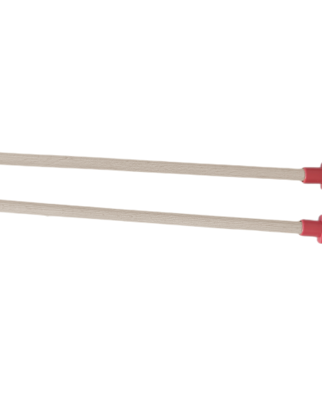Doğal Ahşap Kuş Tüneği 1.2 cm-25 cm Standart  Kırmızı (2 Adet)