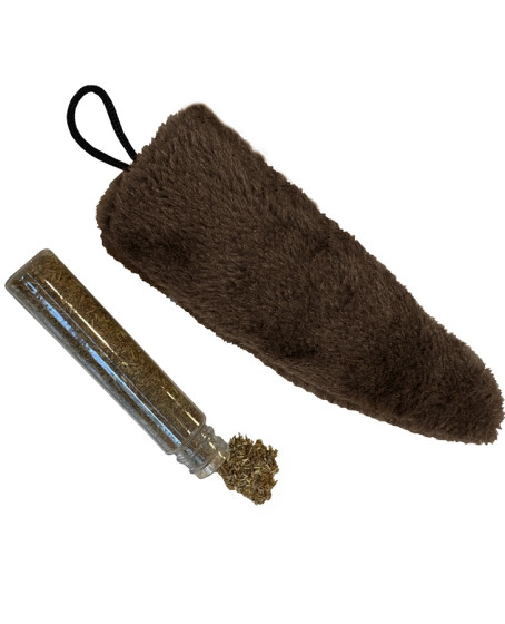 Kedi Oyuncağı Kedi Otlu Peluş Kuyruk 18-20 cm Kahverengi Kedi Oyuncağı Kedi Otlu Peluş Kuyruk 18-20 cm Kahverengi