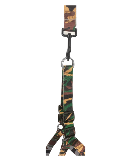 Köpek Göğüs Tasma Seti Dokuma 3 cm*70-90 cm Kamuflaj Köpek Göğüs Tasma Seti Dokuma 3 cm*70-90 cm Kamuflaj