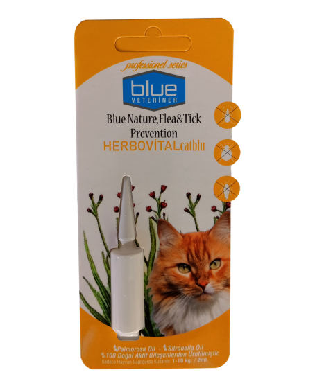 Doğal Kedi Dış Parazit Damla 2 ml 5'Li Doğal Kedi Dış Parazit Damla 2 ml 5'Li