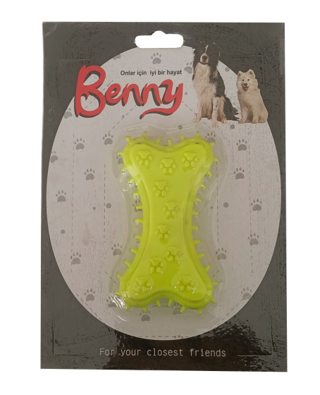 Benny Köpek Oyuncağı Kemik 5.5 x 10 cm Sarı Benny Köpek Oyuncağı Kemik 5.5 x 10 cm Sarı