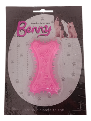 Benny Köpek Oyuncağı Kemik 5.5 x 10 cm Pembe