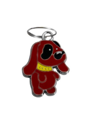 Köpek Tasma Aksesuarı Tasmalı Köpek 1.5×2.5 cm Kırmızı