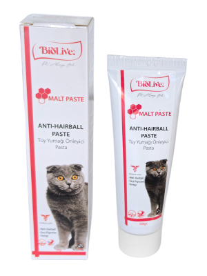 Biolive AntiHairBall Kediler İçin Tüy Yumağı Önleyici Paste 100gr