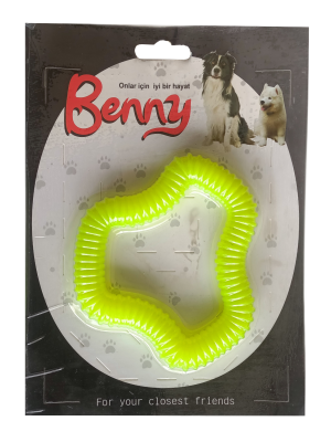 Benny Köpek Oyuncağı Sert 11 x 10 cm Neon Yeşil