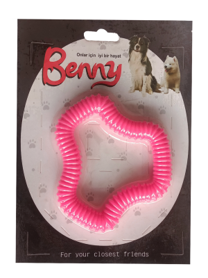 Benny Köpek Oyuncağı Sert 11 x 10 cm Pembe