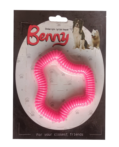Benny Köpek Oyuncağı Sert 11 x 10 cm Pembe
