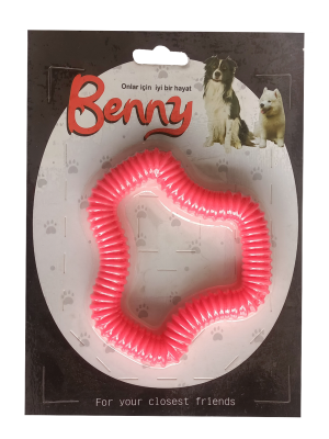 Benny Köpek Oyuncağı Sert 11 x 10 cm Kırmızı