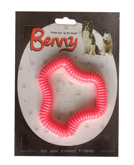 Benny Köpek Oyuncağı Sert 11 x 10 cm Kırmızı