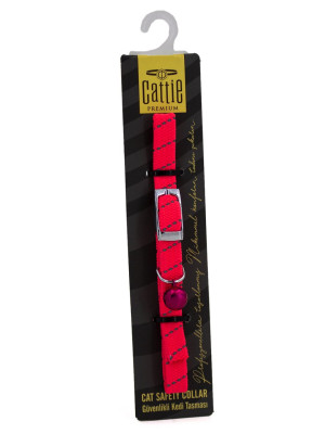 Ayarlanabilir Elastik Kedi Boyun Tasması 1 cm x 30 cm Pembe