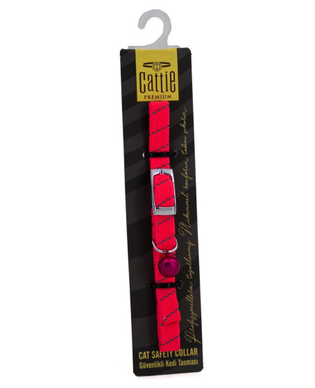 Ayarlanabilir Elastik Kedi Boyun Tasması 1 cm x 30 cm Pembe Ayarlanabilir Elastik Kedi Boyun Tasması 1 cm x 30 cm Pembe