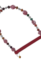 Boncuklu Ve Tünekli Kuş Salıncağı 10 cm-14 cm Bordo Boncuklu Ve Tünekli Kuş Salıncağı 10 cm-14 cm Bordo